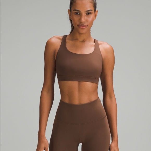 NEW Lululemon energy bra java - Picture 1 of 5